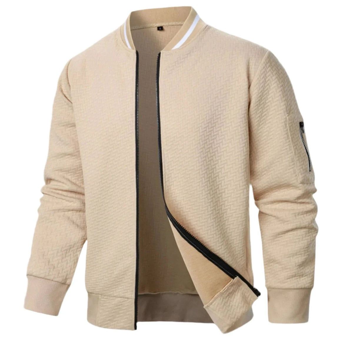 Cardigan Zippé pour Hommes Chic 4