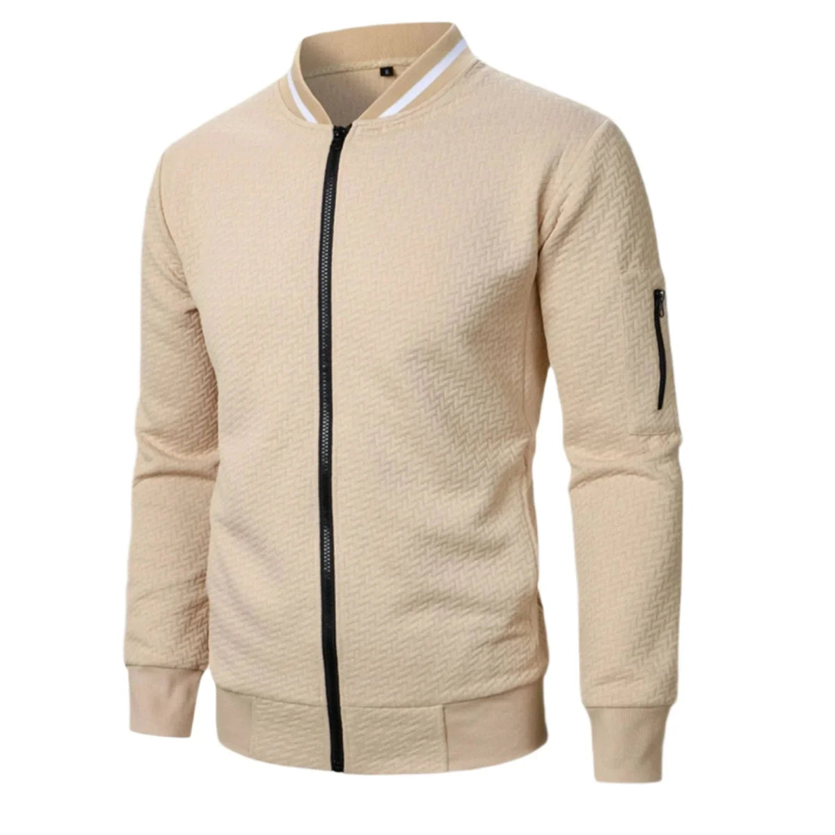 Cardigan Zippé pour Hommes Chic 5