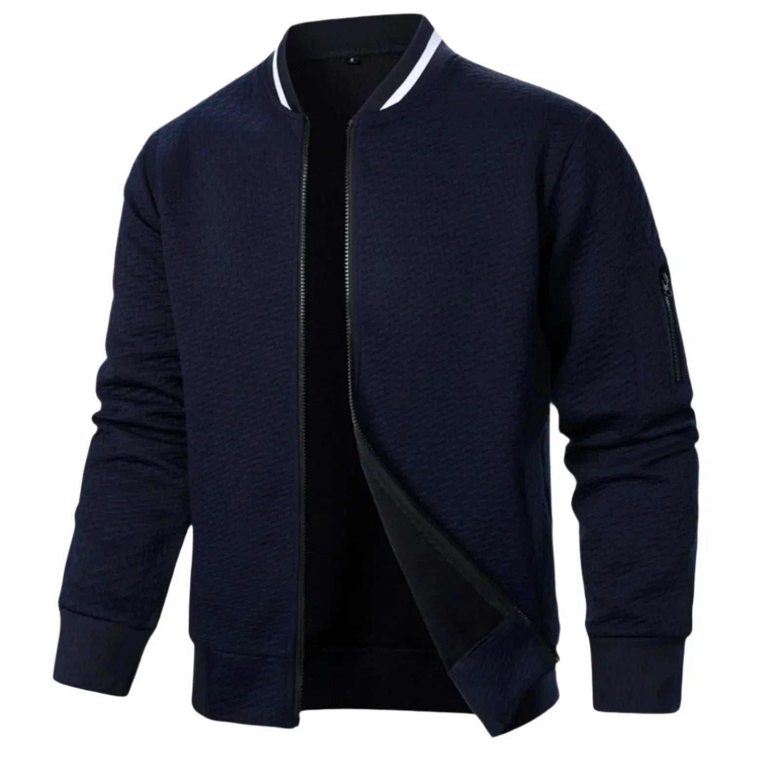 Cardigan Zippé pour Hommes Chic 7