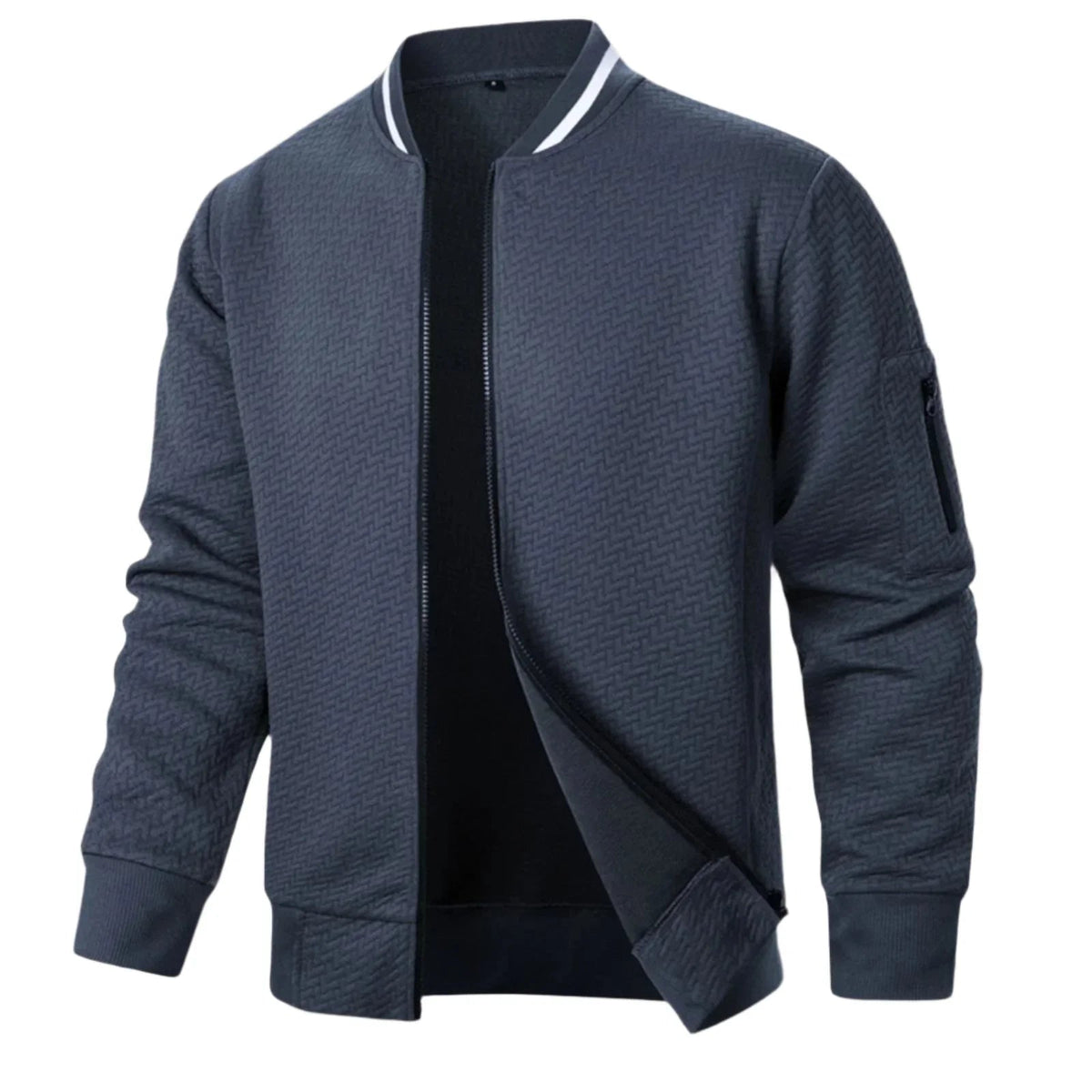 Cardigan Zippé pour Hommes Chic 8