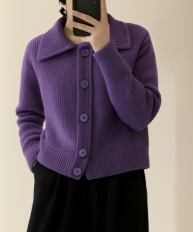 Cardigan pour Femme Style Surdimensionné 3
