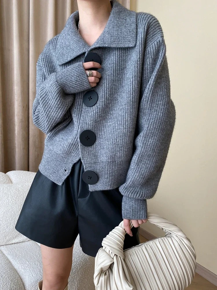 Cardigan pour Femme Style Surdimensionné 4