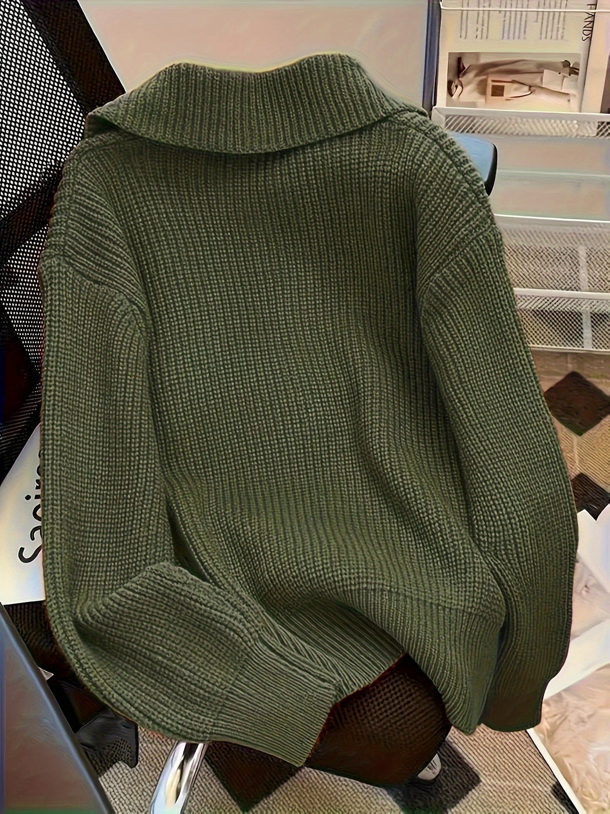 Cardigan pour Femme Style Surdimensionné 6