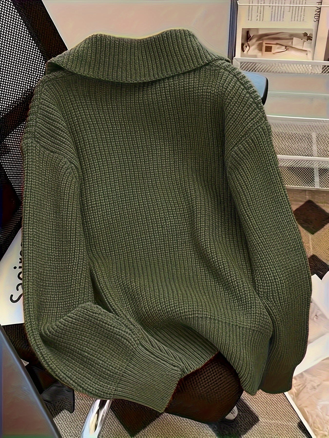 Cardigan pour Femme Style Surdimensionné 6