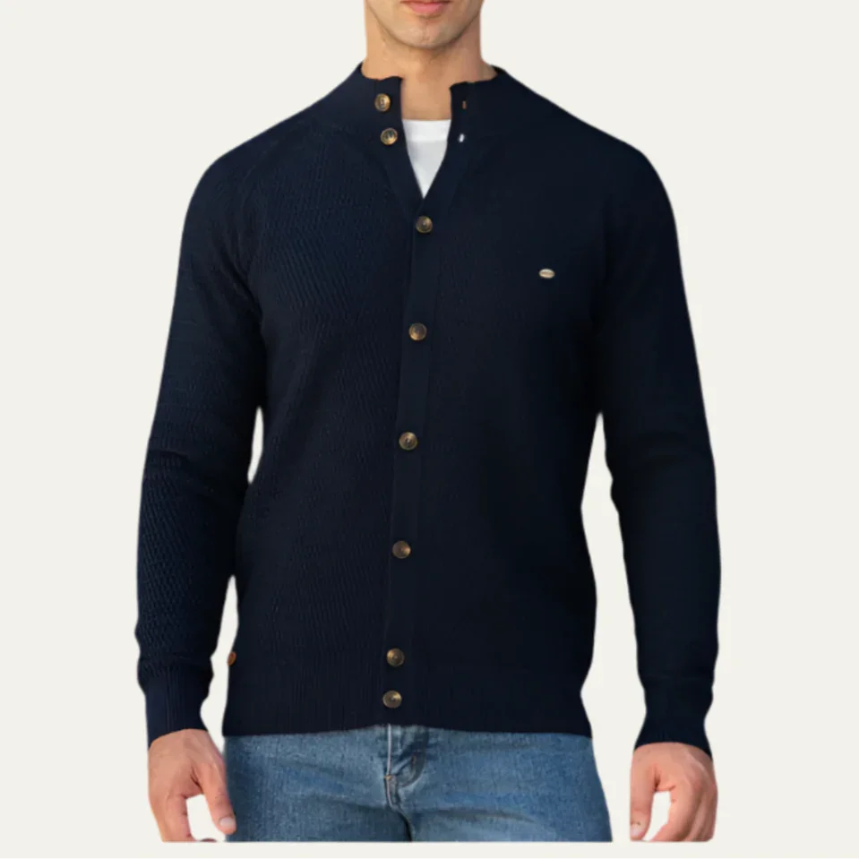 Cardigan pour Homme Classique Boutonné 6