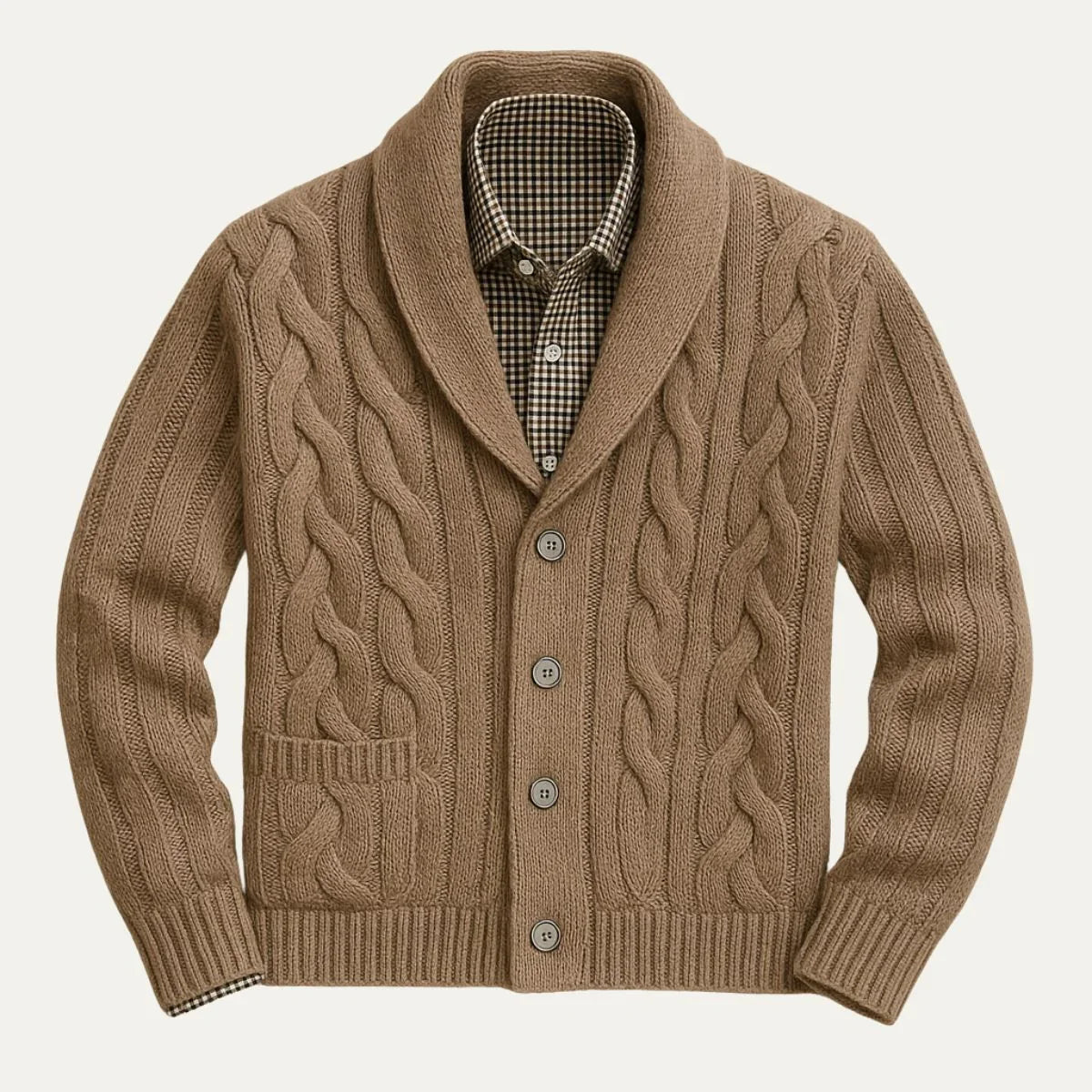 Cardigan pour hommes en tricot 2