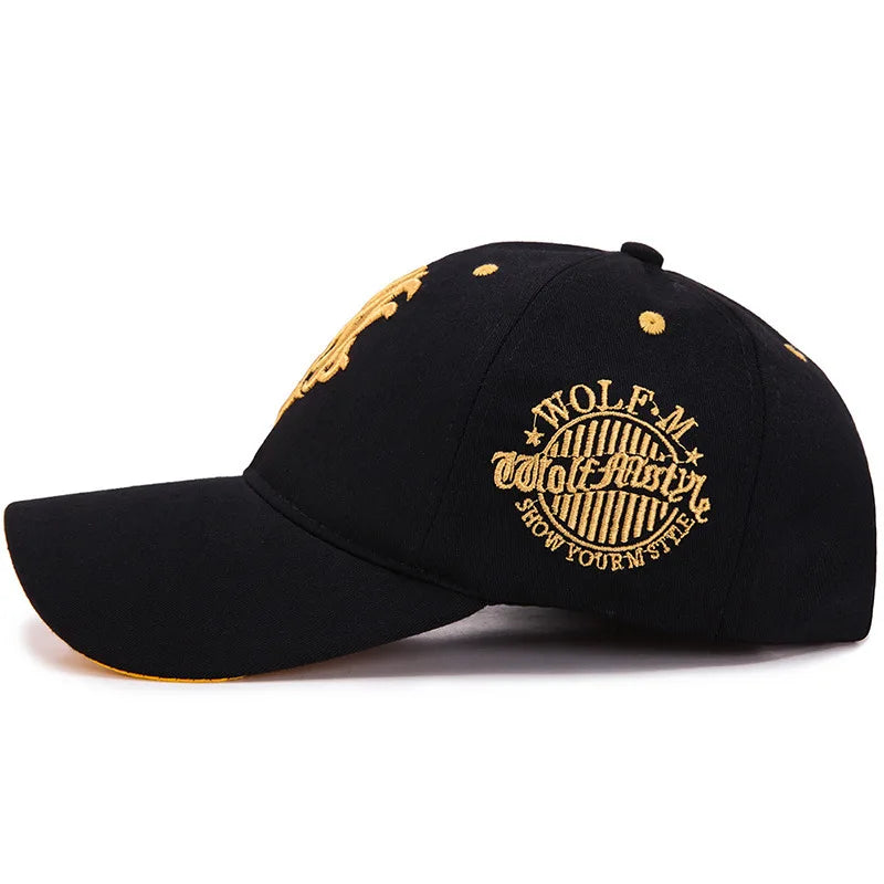 Casquette Brodée Loup Ajustable 3