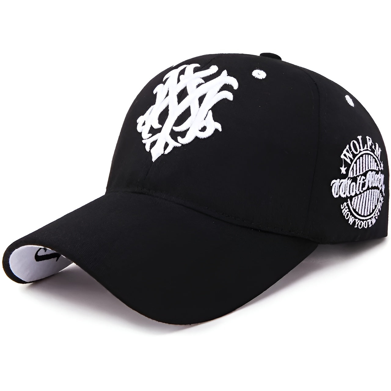 Casquette Brodée Loup Ajustable 8