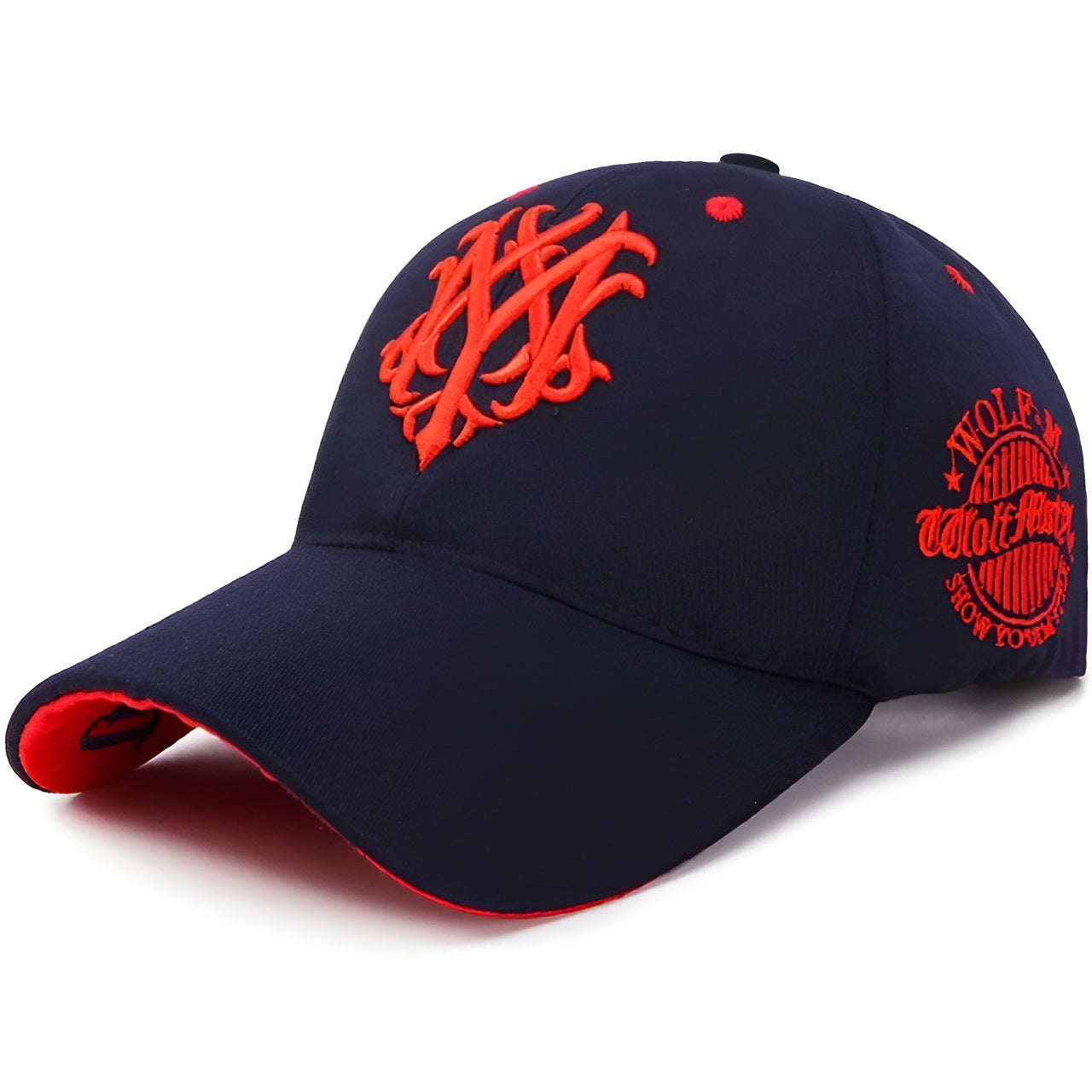 Casquette Brodée Loup Ajustable 9