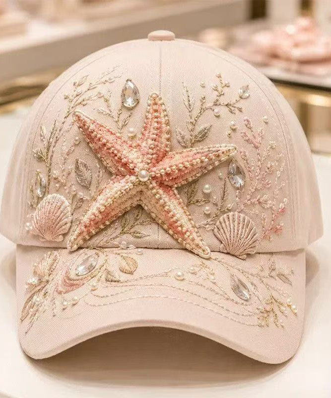 Casquette de baseball femme à imprimé étoiles de mer 0