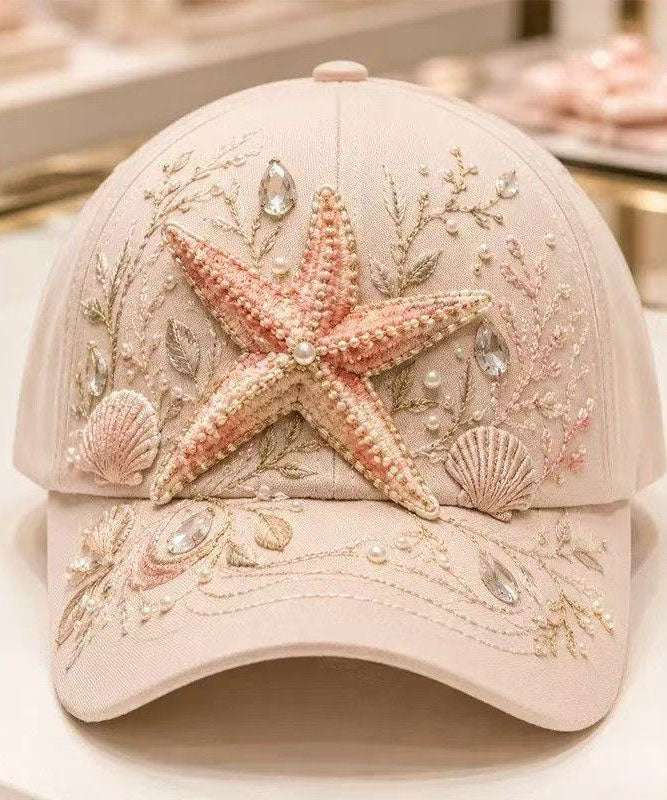 Casquette de baseball femme à imprimé étoiles de mer 1