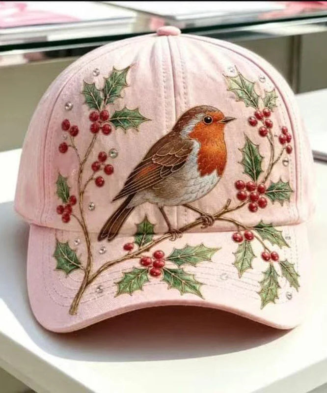 Casquette de baseball pour femme avec imprimé oiseau 3D 3