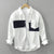 Variant image for Chemise Homme Patchwork Moderne Coton Doux-13