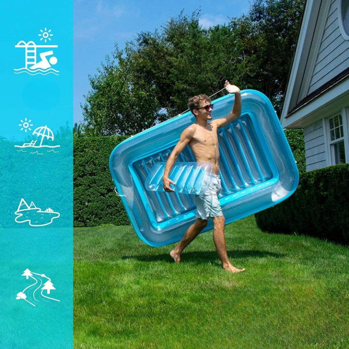 Chaise Longue Gonflable pour Détente au Soleil 3