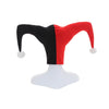 Chapeau de Cosplay Bouffon pour Femme Bicolore Noir et Rouge 5