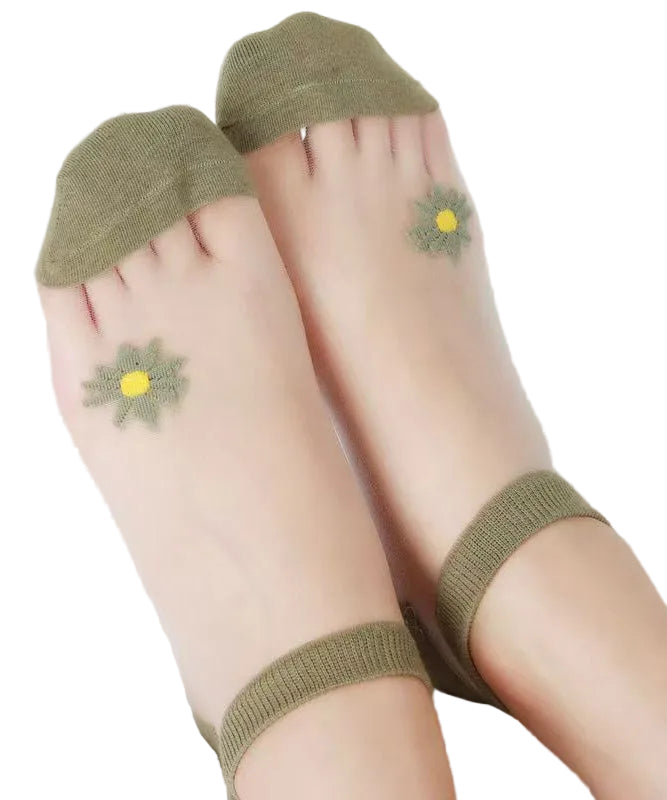 Chaussettes Femme Mi-Mollet Transparentes Style Décontracté 1