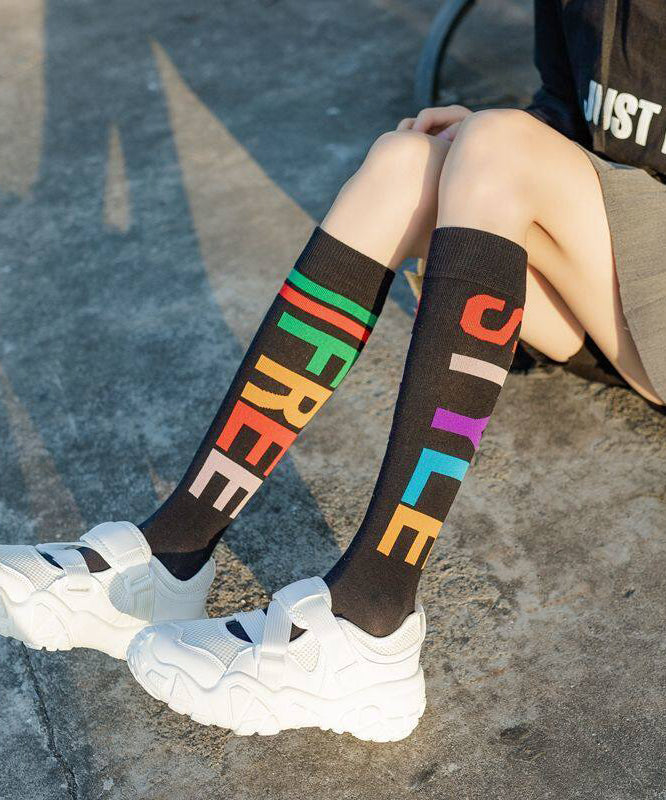 Chaussettes Hautes Filles Style Été 2