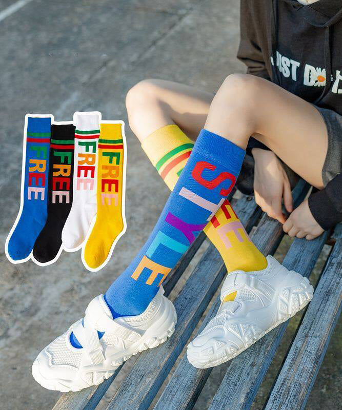 Chaussettes Hautes Filles Style Été 4
