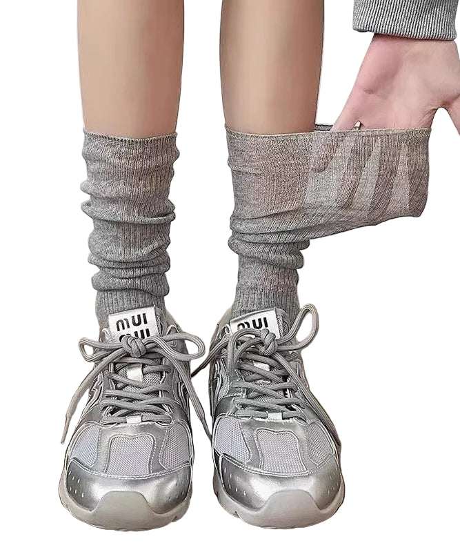Chaussettes Mi-Hautes d'Été Style Coréen 0