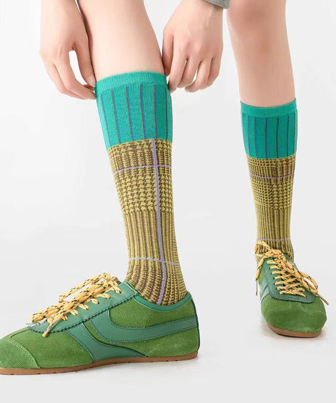 Chaussettes Mi-Mollet Rayées pour Femmes 3