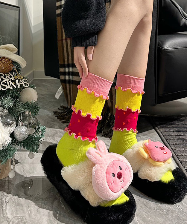 Chaussettes Mi-Mollet à Volants pour Femme 1