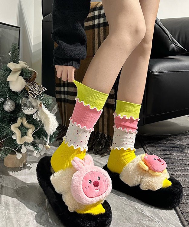 Chaussettes Mi-Mollet à Volants pour Femme 2