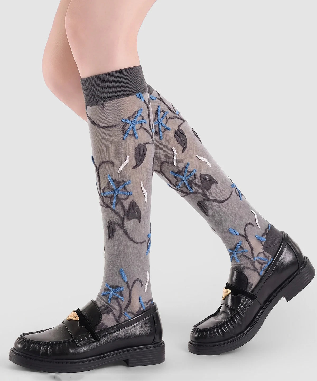 Chaussettes Pour Femme Mi-Mollet Patchwork Confortables 1