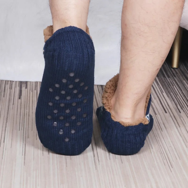Chaussettes d'intérieur chaudes et antidérapantes pour l'hiver 8