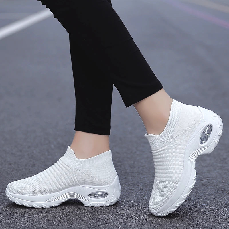 Chaussettes de Sport pour Femmes avec Semelle Épaisse et Coussin d'Air 5