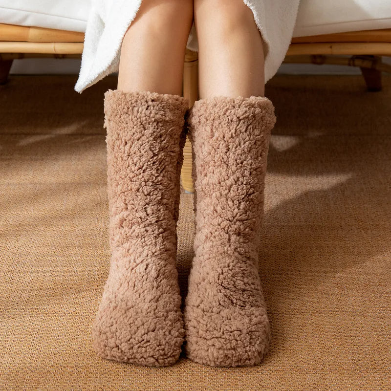 Chaussons Femme Mi-Mollet Confortables 1