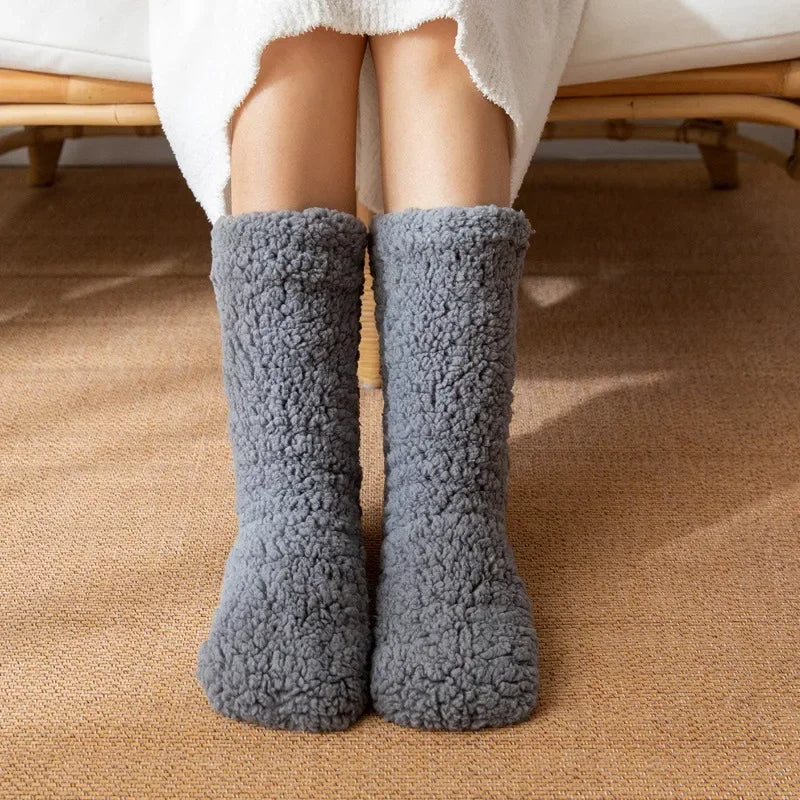 Chaussons Femme Mi-Mollet Confortables 4