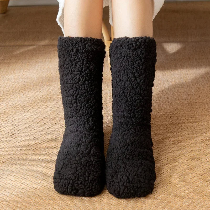 Chaussons Femme Mi-Mollet Confortables 5