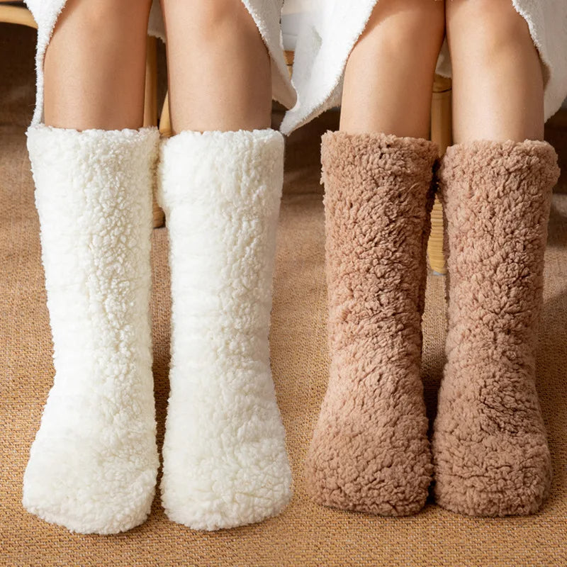 Chaussons Femme Mi-Mollet Confortables 6