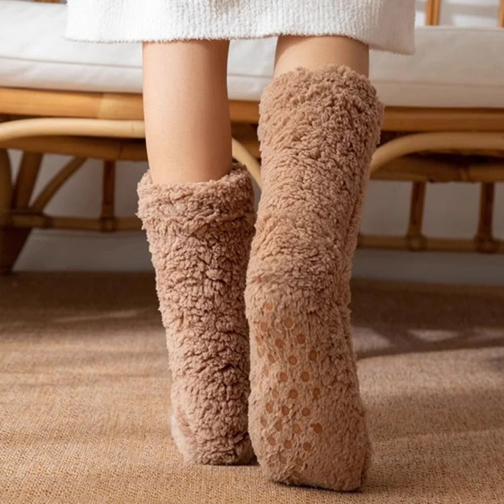 Chaussons Femme Mi-Mollet Confortables 8
