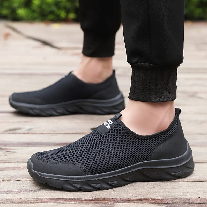 Chaussure de Marche Homme Légère Décontractée Tissu Respirant 4