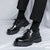 Chaussures Derby Modernes en Cuir pour Homme
