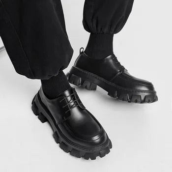 Chaussures Derby Modernes en Cuir pour Homme