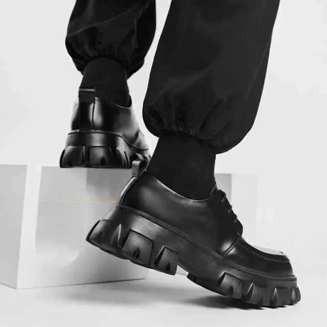 Chaussures Derby Modernes en Cuir pour Homme