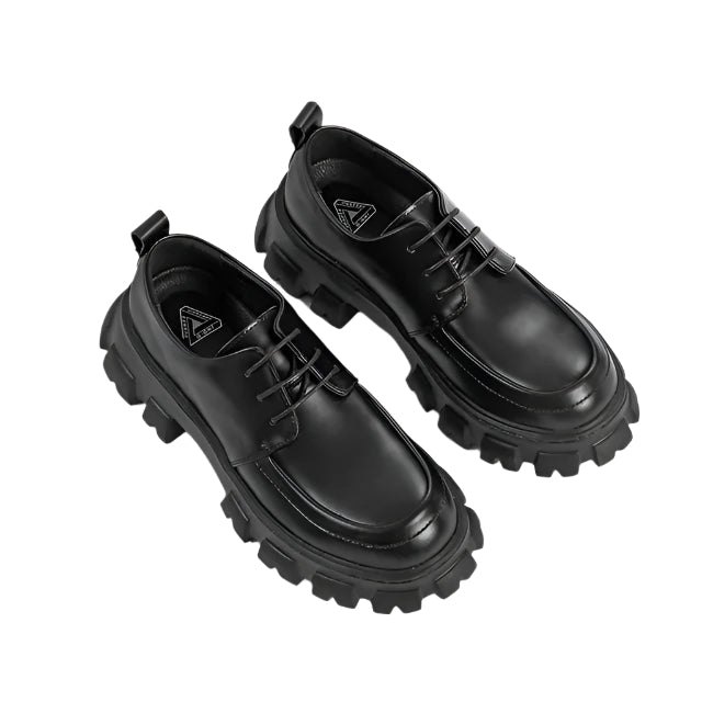 Chaussures Derby Modernes en Cuir pour Homme