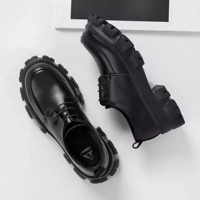 Chaussures Derby Modernes en Cuir pour Homme