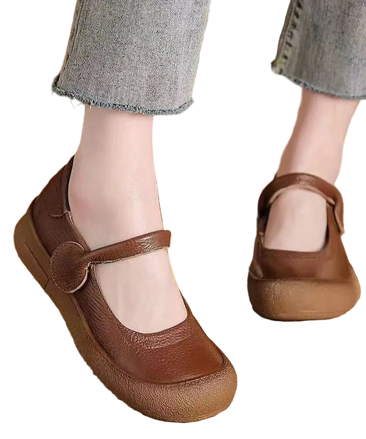 Chaussures Femme Plates Décontractées avec Boucle 0