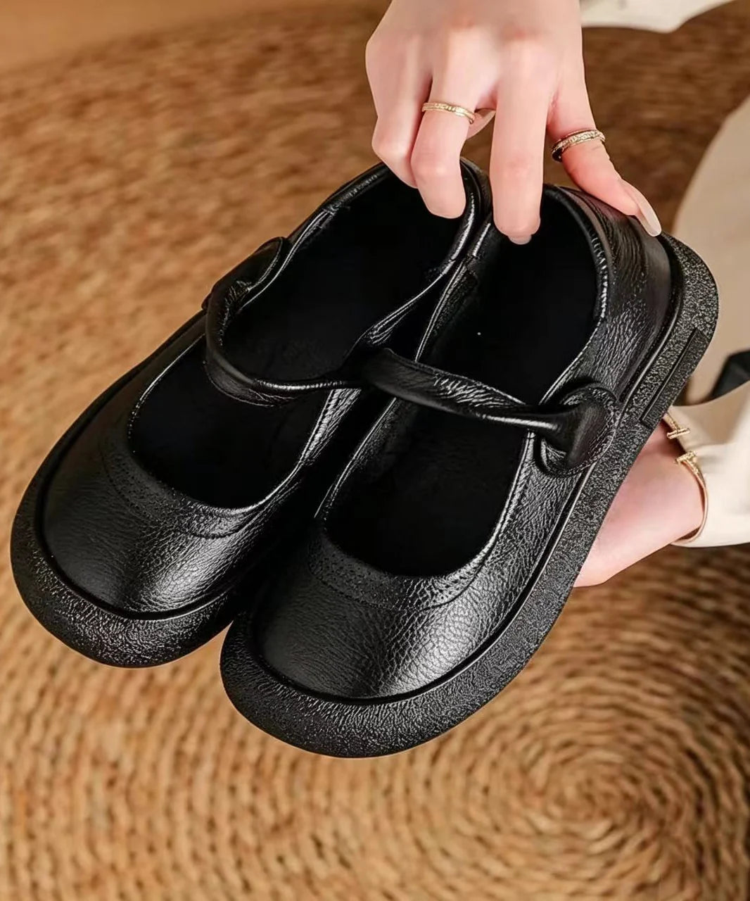 Chaussures Femme Plates Décontractées avec Boucle 4