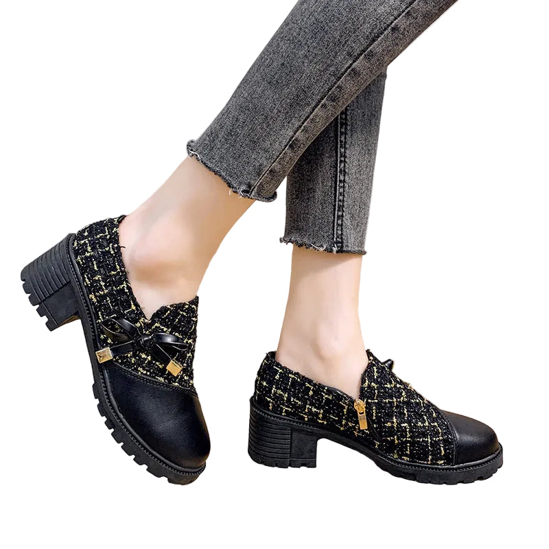 Chaussures Femmes Colorées avec Détail en Nœud Tendance 0