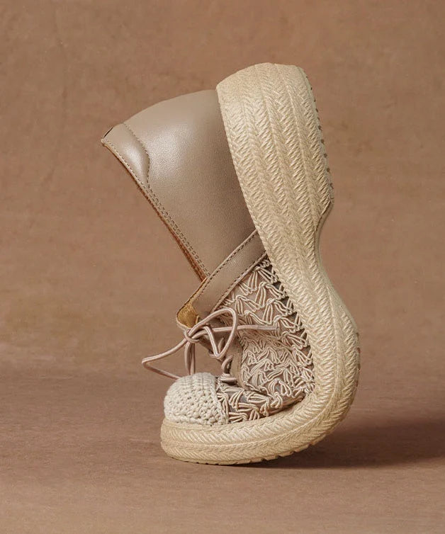 Chaussures Plates Femme Ajourées Design Moderne 4