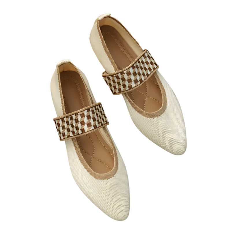 Chaussures Plates Femme Confortables en Cuir 0