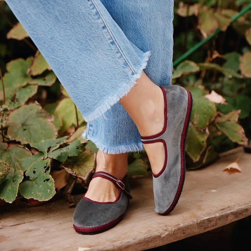 Chaussures Plates Femme Mary Jane Confortables 0