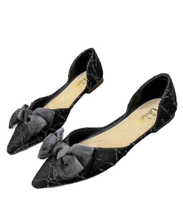 Chaussures Plates Femme avec Nœud 1