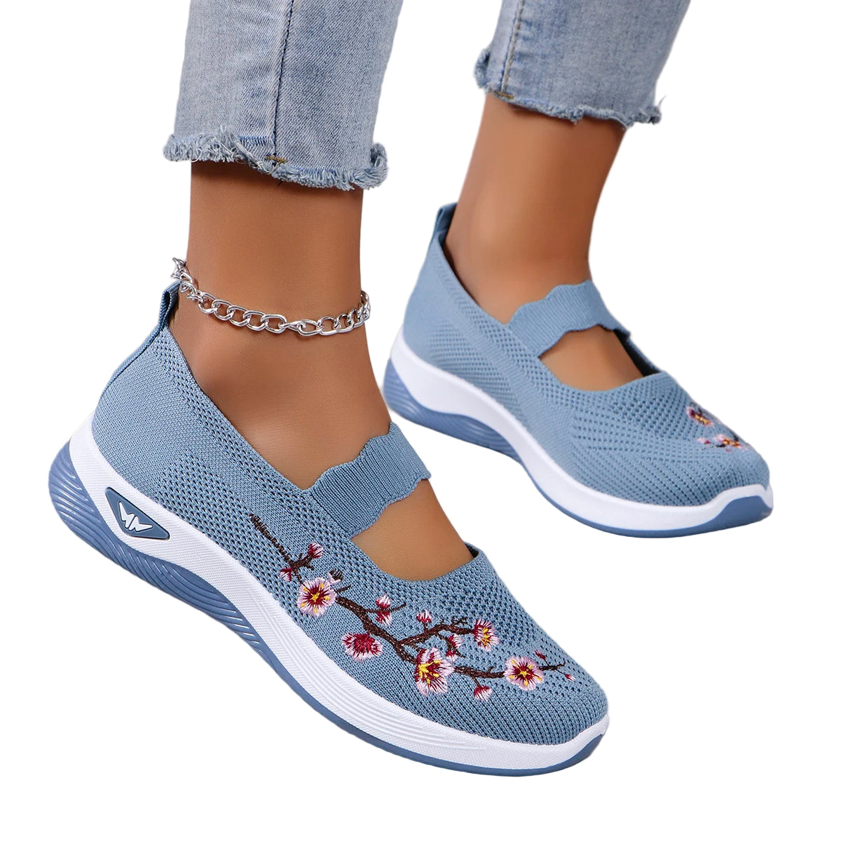 Chaussures Plates en Maille Respirante pour Femmes 0