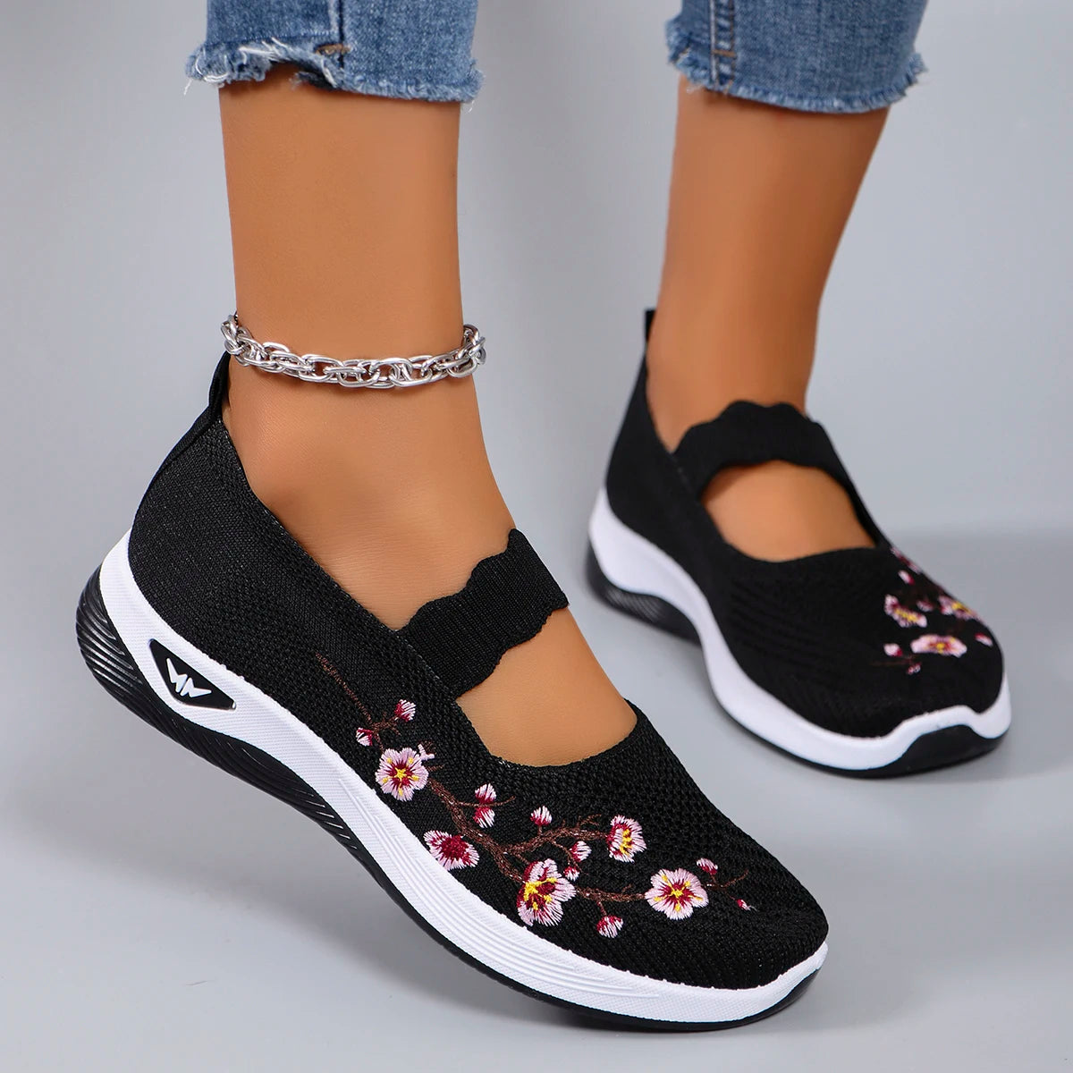 Chaussures Plates en Maille Respirante pour Femmes 3