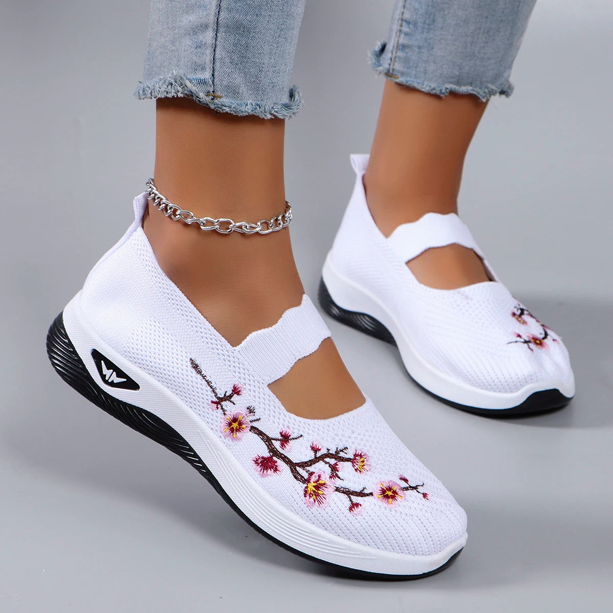 Chaussures Plates en Maille Respirante pour Femmes 5